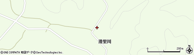 福島県白河市大信隈戸（滑里川）周辺の地図