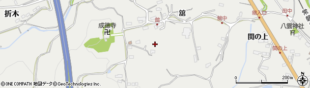 福島県広野町（双葉郡）折木（舘）周辺の地図