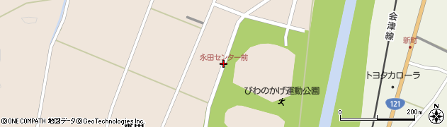 永田センター前周辺の地図