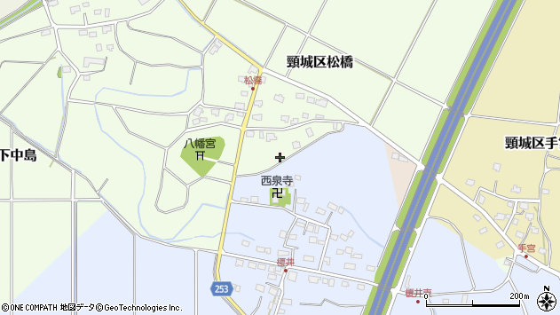 〒942-0156 新潟県上越市頸城区松橋の地図