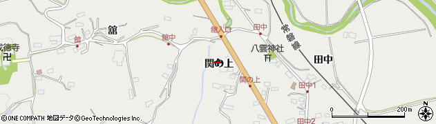 福島県広野町（双葉郡）折木（関の上）周辺の地図