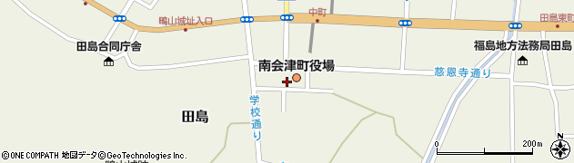 南会津町役場　住民生活課周辺の地図