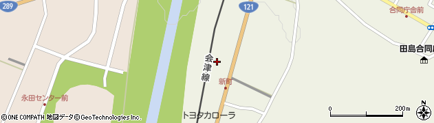 セブンイレブン会津田島新町店周辺の地図