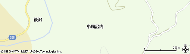 福島県いわき市三和町下三坂（小風呂内）周辺の地図
