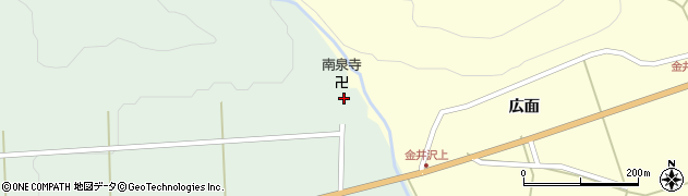 福島県南会津町（南会津郡）静川（西ノ沢口乙）周辺の地図