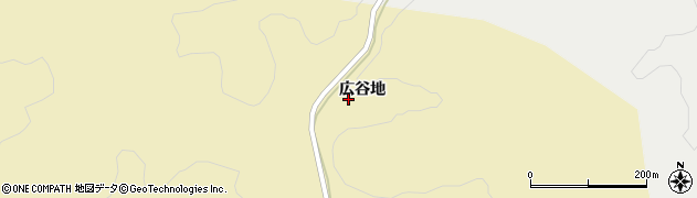 福島県平田村（石川郡）中倉（広谷地）周辺の地図