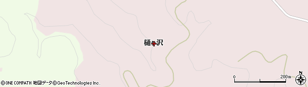 福島県白河市大信下小屋樋ヶ沢周辺の地図