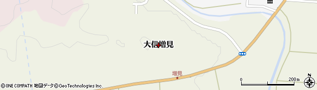 福島県白河市大信増見周辺の地図