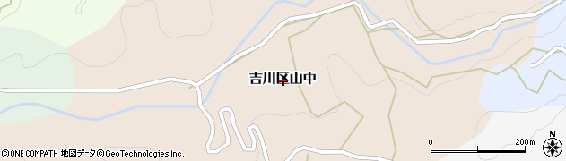 新潟県上越市吉川区山中周辺の地図