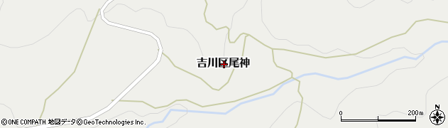 新潟県上越市吉川区尾神周辺の地図