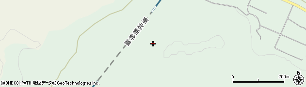 福島県白河市大信中新城（三本松）周辺の地図