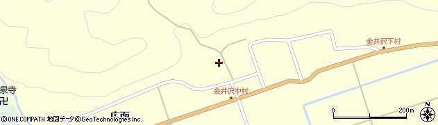 福島県南会津町（南会津郡）金井沢（中村）周辺の地図