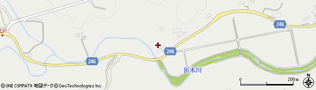 福島県広野町（双葉郡）折木（山の神）周辺の地図