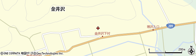 福島県南会津町（南会津郡）金井沢（下モ村）周辺の地図