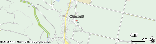 仁田公園周辺の地図