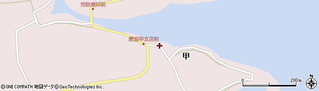 石川県穴水町（鳳珠郡）甲周辺の地図