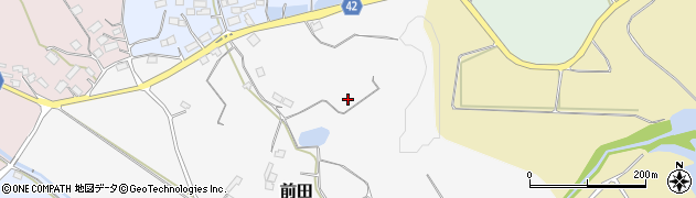福島県矢吹町（西白河郡）前田周辺の地図