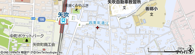 矢吹珠算学院小松教室周辺の地図