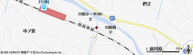福島県いわき市川前町川前（向）周辺の地図