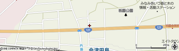 福島県南会津町（南会津郡）田島（大坪）周辺の地図