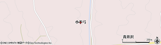 福島県玉川村（石川郡）南須釜（小半弓）周辺の地図