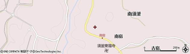 福島県玉川村（石川郡）南須釜（舘坂）周辺の地図