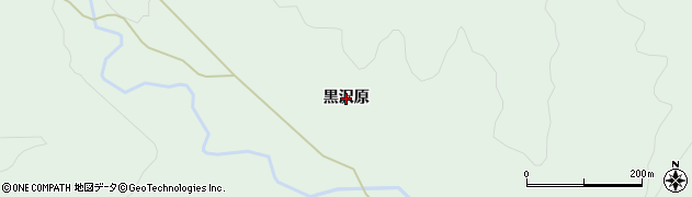 福島県南会津町（南会津郡）静川（黒沢原）周辺の地図