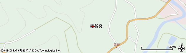 新潟県十日町市赤谷周辺の地図