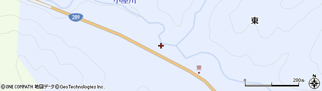 福島県南会津町（南会津郡）東（輪間）周辺の地図