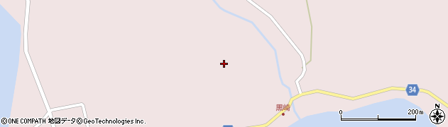 石川県穴水町（鳳珠郡）黒崎周辺の地図
