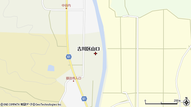 〒949-3415 新潟県上越市吉川区山口の地図