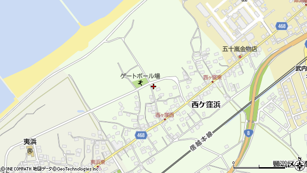 〒942-0026 新潟県上越市西ケ窪浜の地図