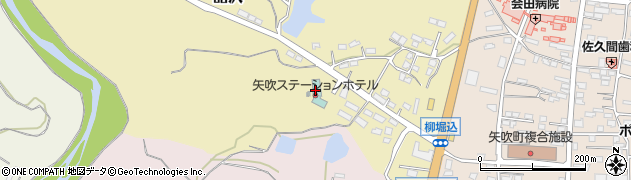 矢吹ステーションホテル周辺の地図