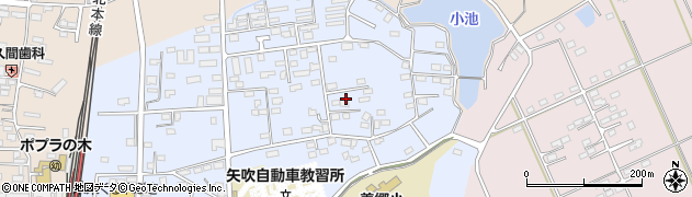 福島県矢吹町（西白河郡）小松周辺の地図