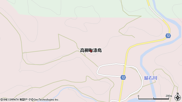 〒945-1511 新潟県柏崎市高柳町漆島の地図