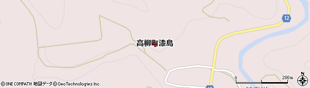 新潟県柏崎市高柳町漆島周辺の地図