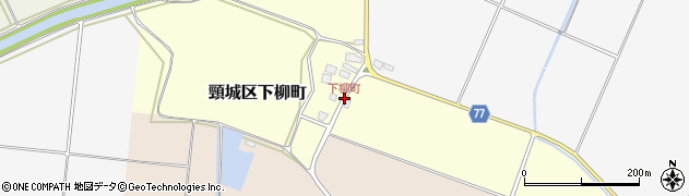 下柳町周辺の地図