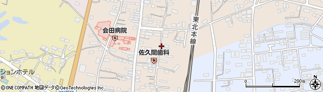 福島県矢吹町（西白河郡）本町周辺の地図
