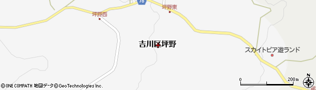 新潟県上越市吉川区坪野周辺の地図
