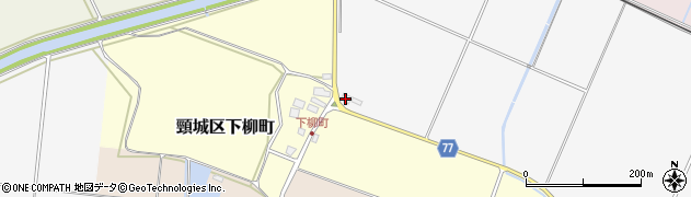 新潟県上越市頸城区上柳町382周辺の地図