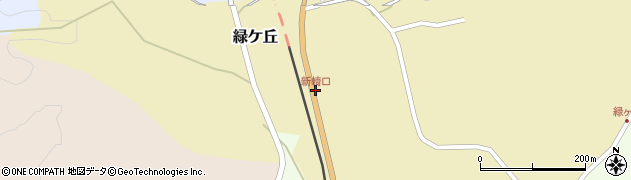 新崎口周辺の地図