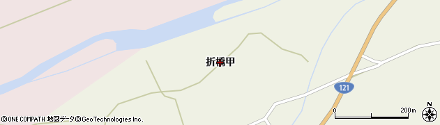 福島県南会津町（南会津郡）田島（折橋）周辺の地図