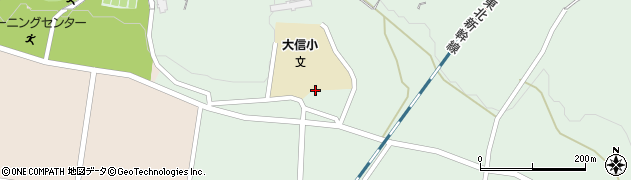 福島県白河市大信中新城（愛宕山）周辺の地図