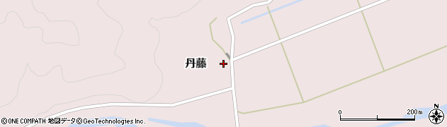 福島県南会津町（南会津郡）丹藤（経塚）周辺の地図