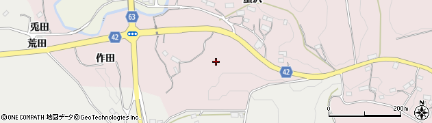 福島県玉川村（石川郡）南須釜（中窪）周辺の地図