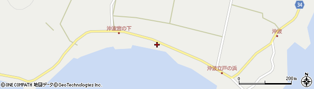 石川県穴水町（鳳珠郡）沖波（ニ）周辺の地図