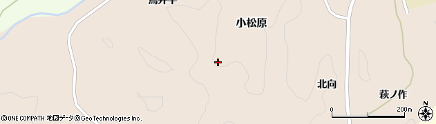 福島県平田村（石川郡）小松原（鳥井平）周辺の地図