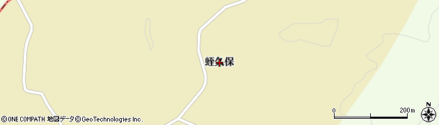 福島県いわき市三和町中三坂（蛭久保）周辺の地図