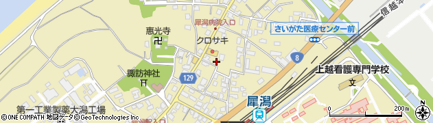 新潟県上越市大潟区犀潟周辺の地図