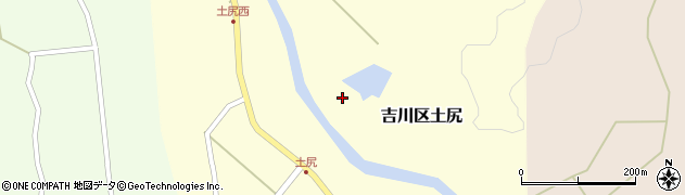 新潟県上越市吉川区土尻周辺の地図